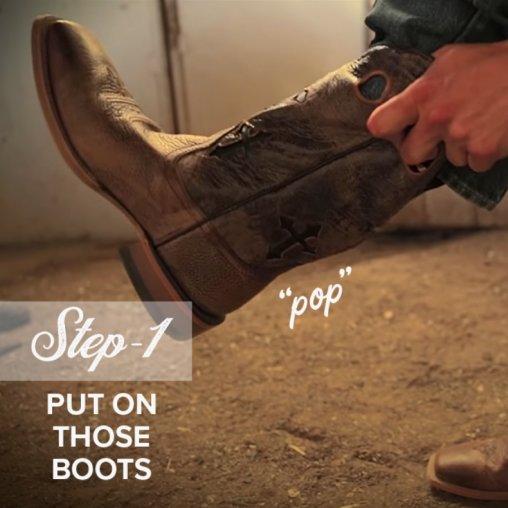 Ariat How to Fit Cowboy Boots Step 1